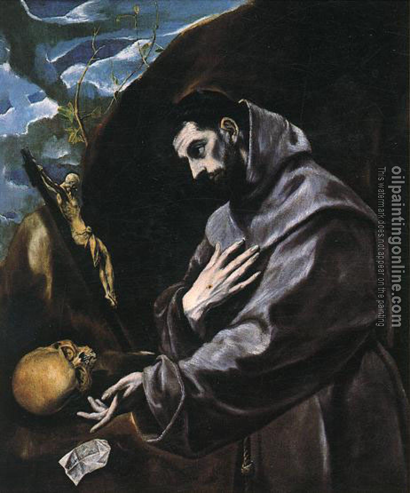 Greco, El - St Francis Praying